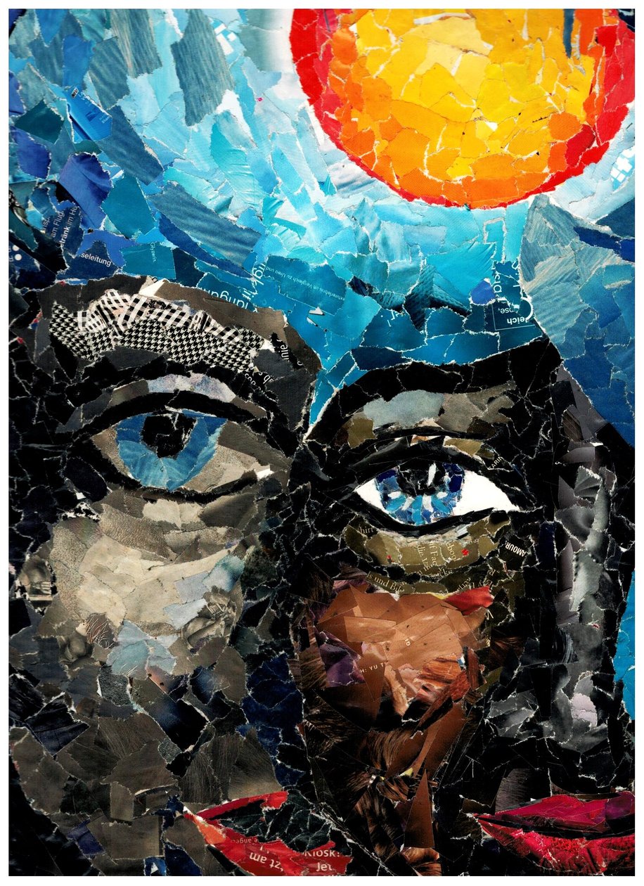 Doppio volto in mosaico da Phantalis