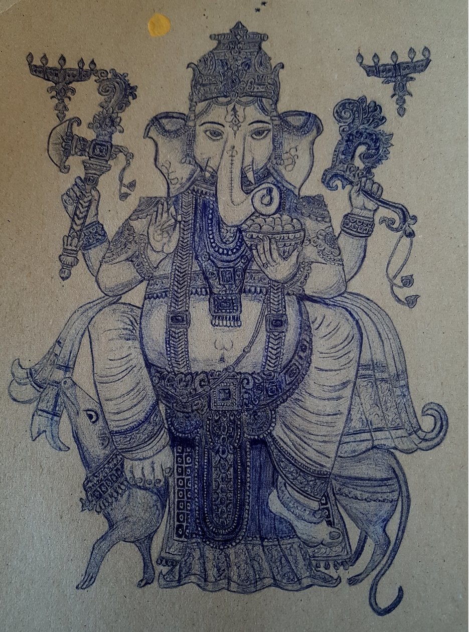 Ganesha cavalca Vahana. da Andy Schweigard