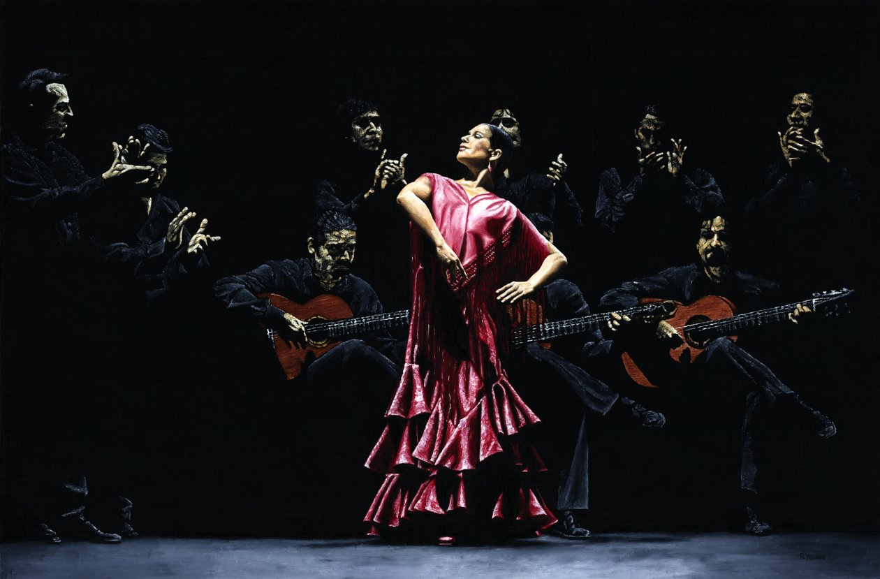 Orgogliosa ballerina di flamenco da Richard Young