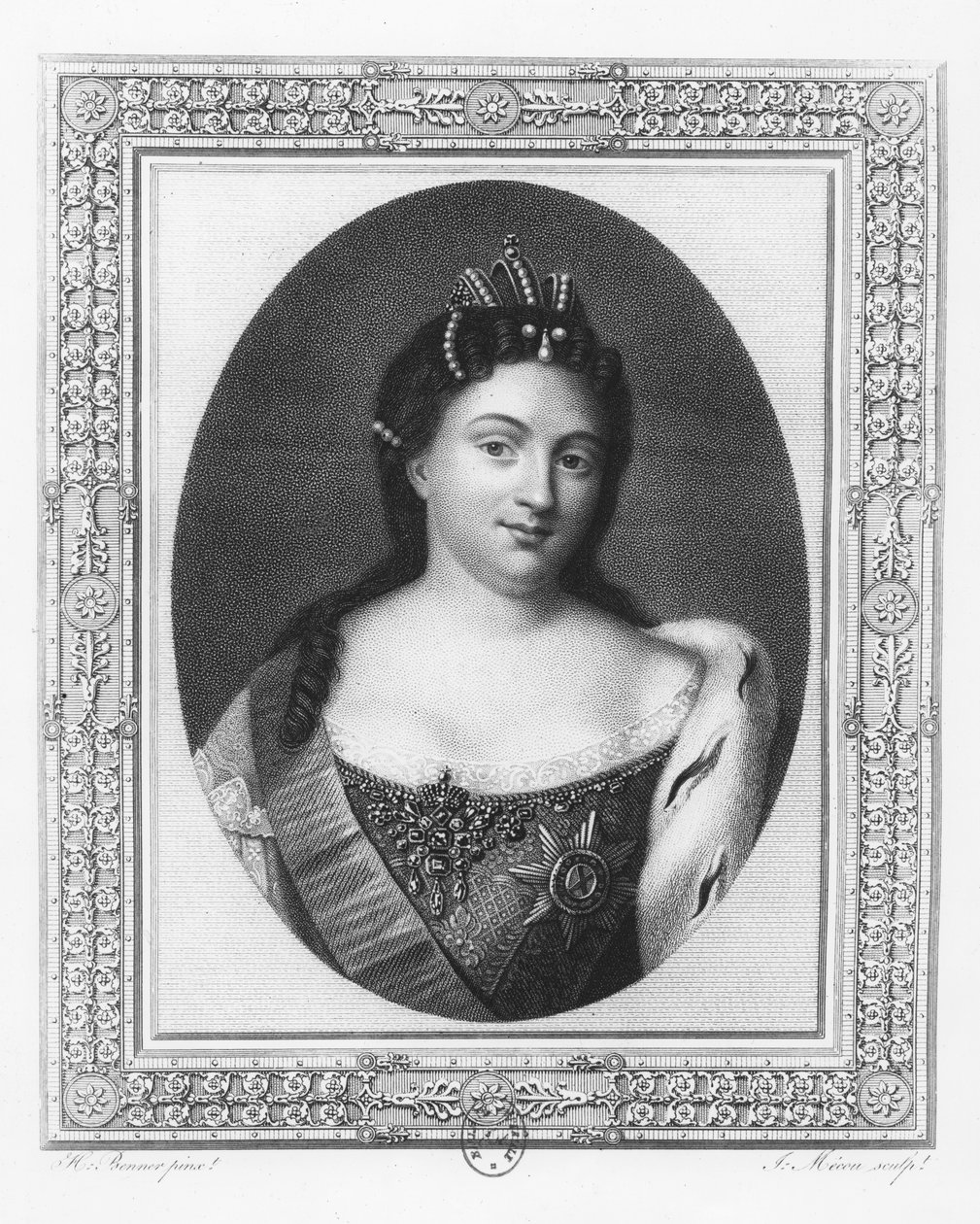 Caterina I di Russia da A. J. Mecou