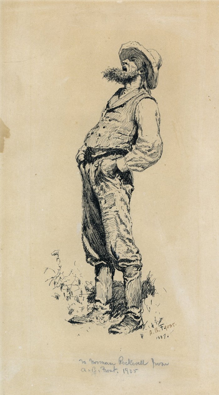 Vecchio contadino da A.B. Frost