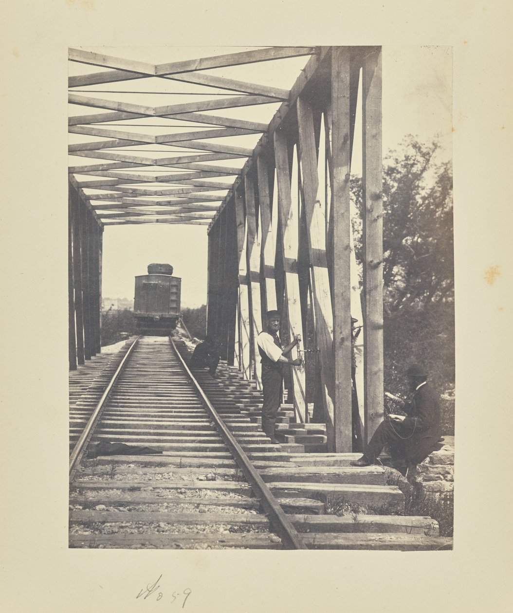 [Distruzione di un ponte a travate] da A.J. Russell