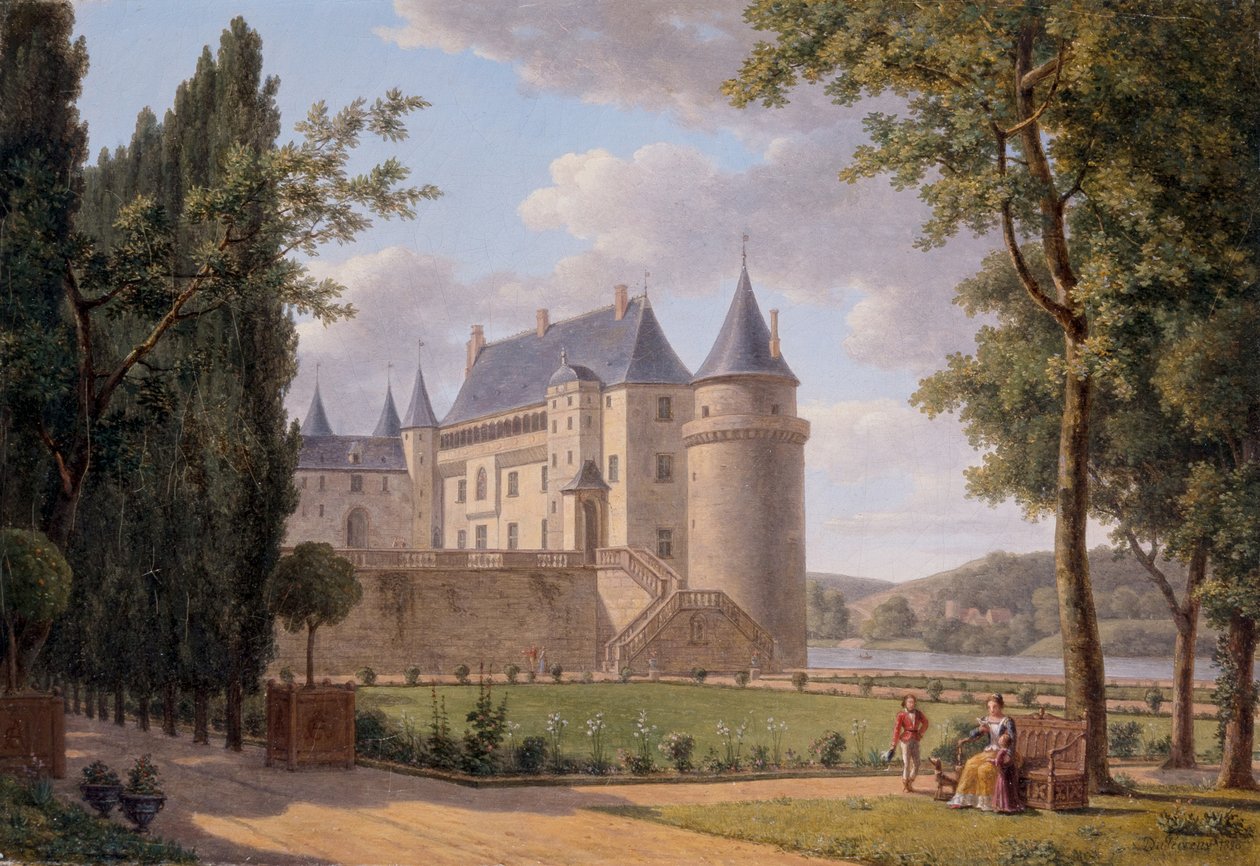 Veduta del Château de La Guerche da A.L.R.M. Duperraux