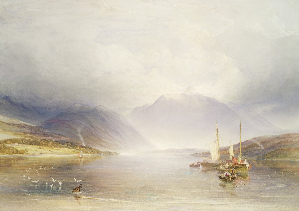 Loch Etive, Argyllshire da A.V. Copley Fielding