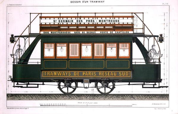 Progetto per un Tram da A. Cheneveau