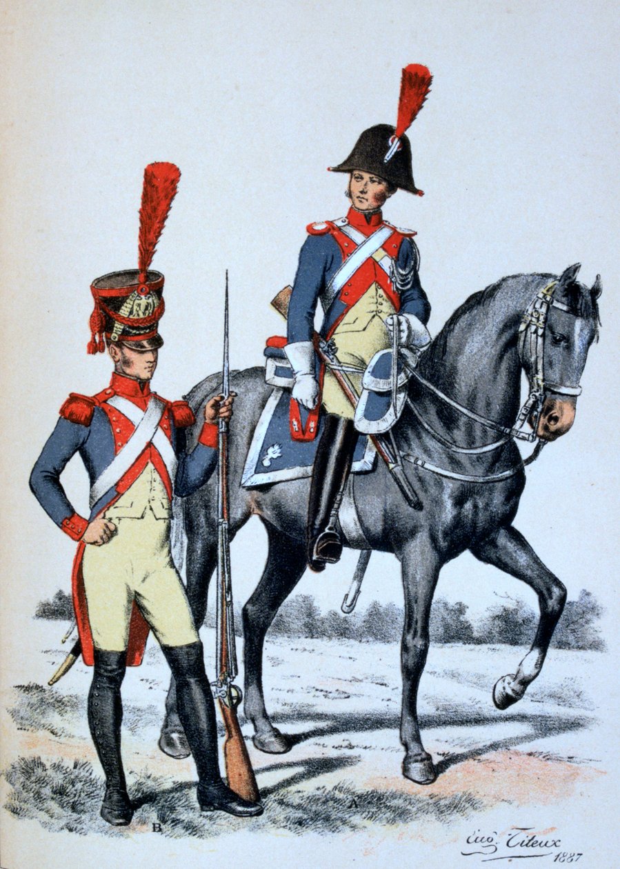 Gendarmeria imperiale di Parigi, 1813 1887 da A. Lemercier