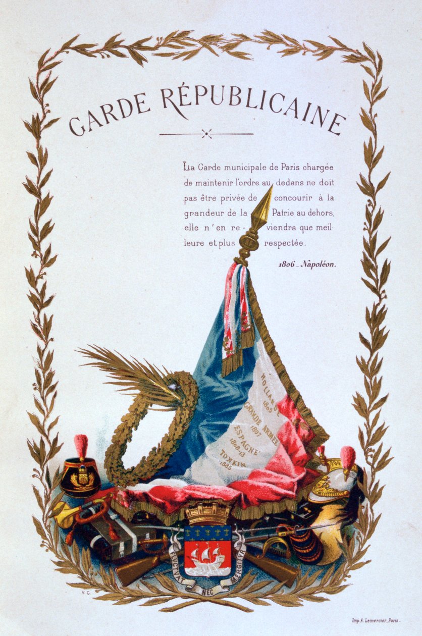 Guardia repubblicana da A. Lemercier