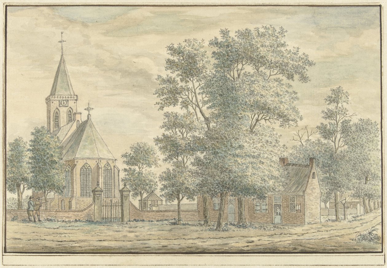 Veduta di Hilversum da A. Masurel