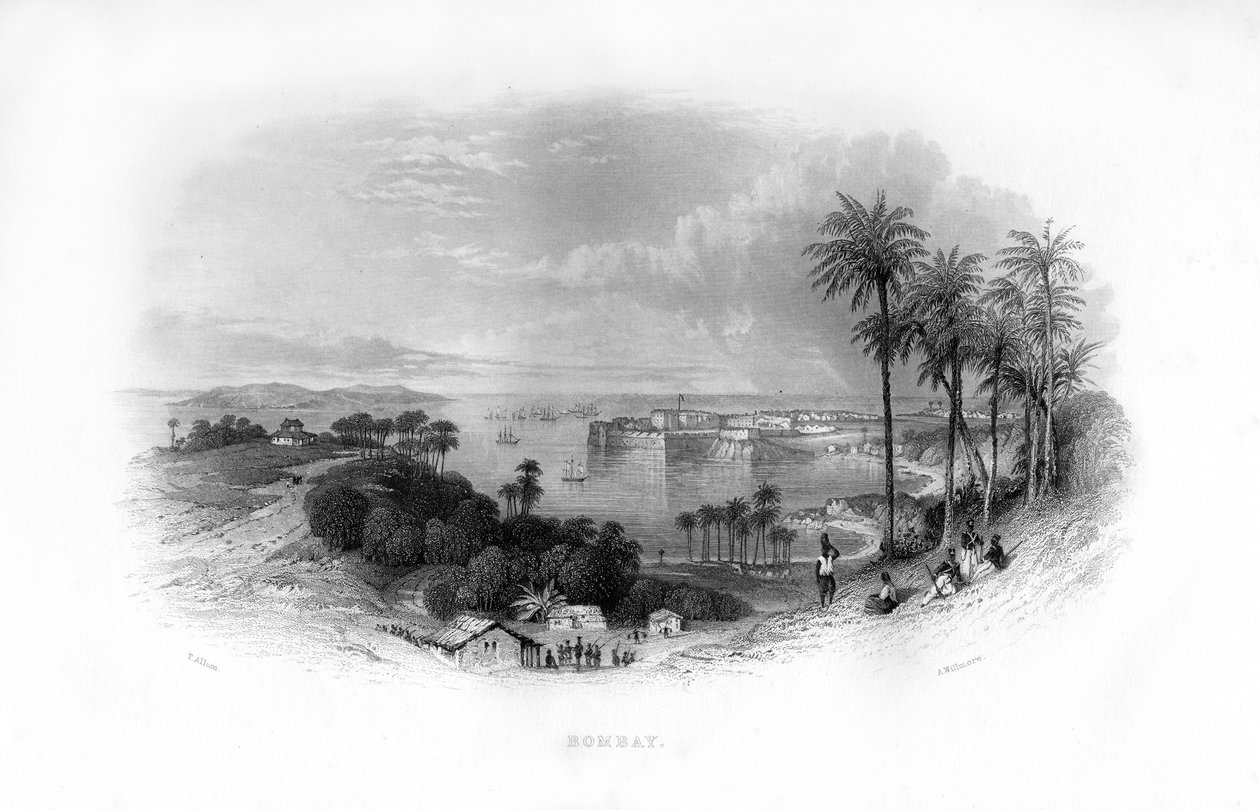 Bombay, India, XIX secolo da A. Willmore