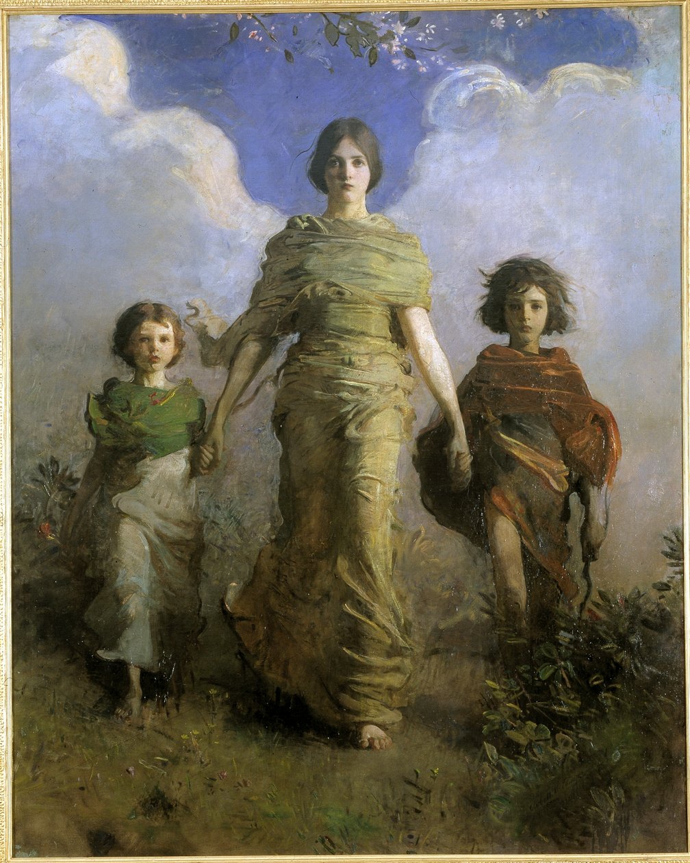 Una vergine da Abbott Handerson Thayer