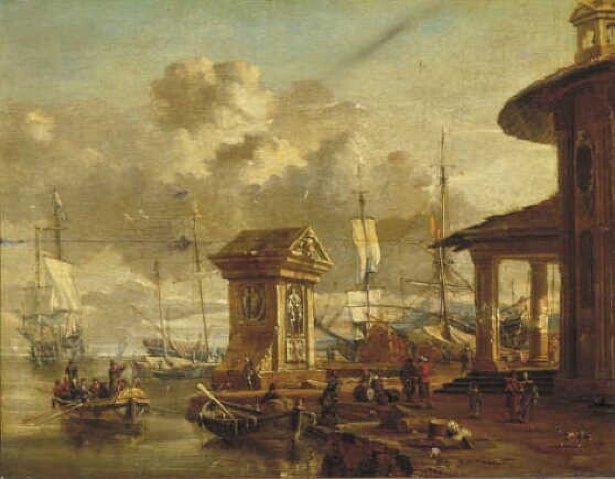 Porto italiano da Abraham Storck