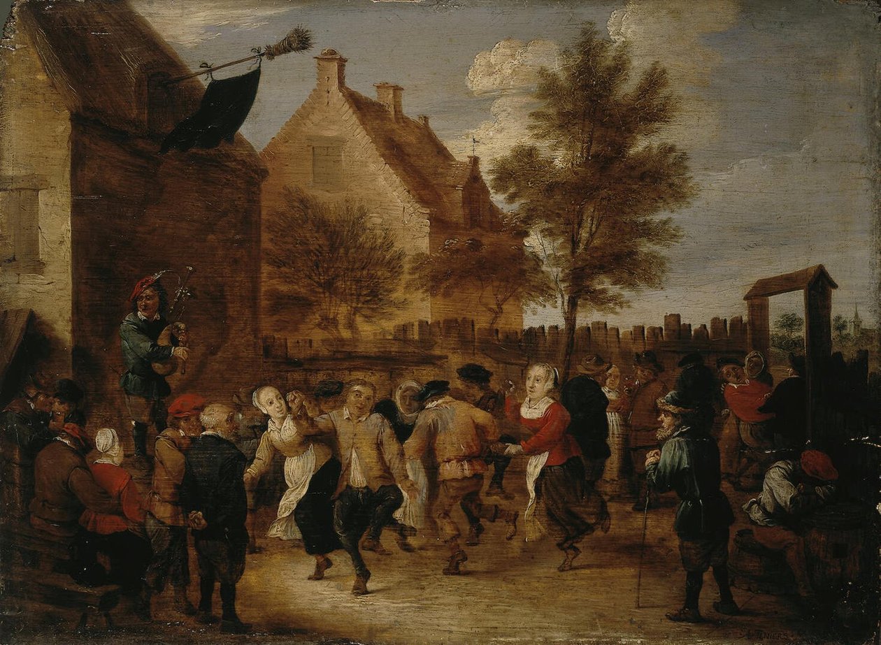 Festa rurale da Abraham Teniers