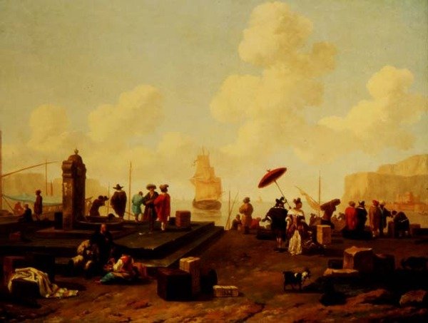 La spiaggia da Abraham Jansz Begeyn
