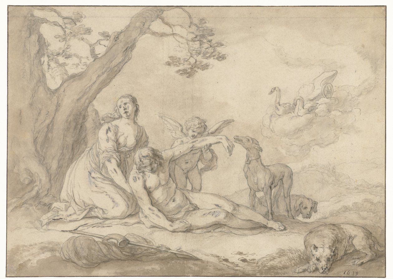 Diana ed Endimione da Abraham Bloemaert