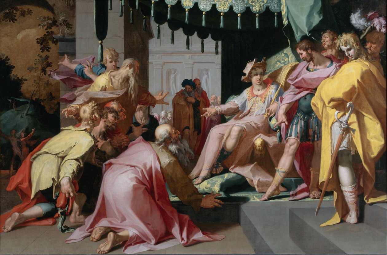 Giuseppe e i suoi fratelli da Abraham Bloemaert