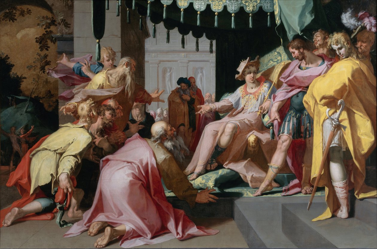 Giuseppe e i suoi fratelli, 1595-1600 da Abraham Bloemaert