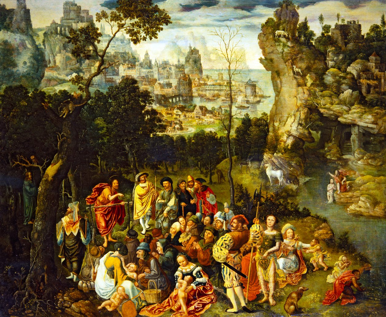 Predicazione di San Giovanni Battista da Abraham Bloemaert