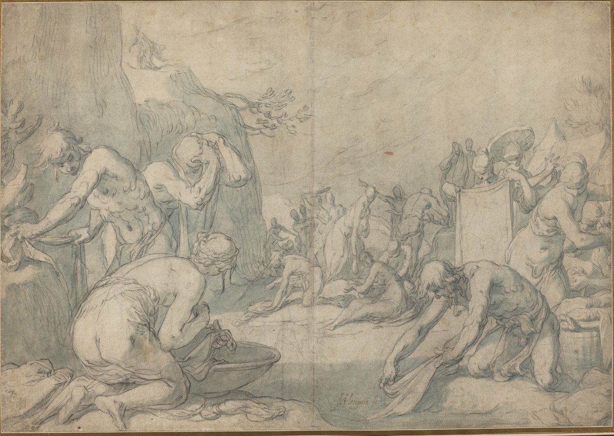 Lavaggio Rituale degli Israeliti da Abraham Bloemaert