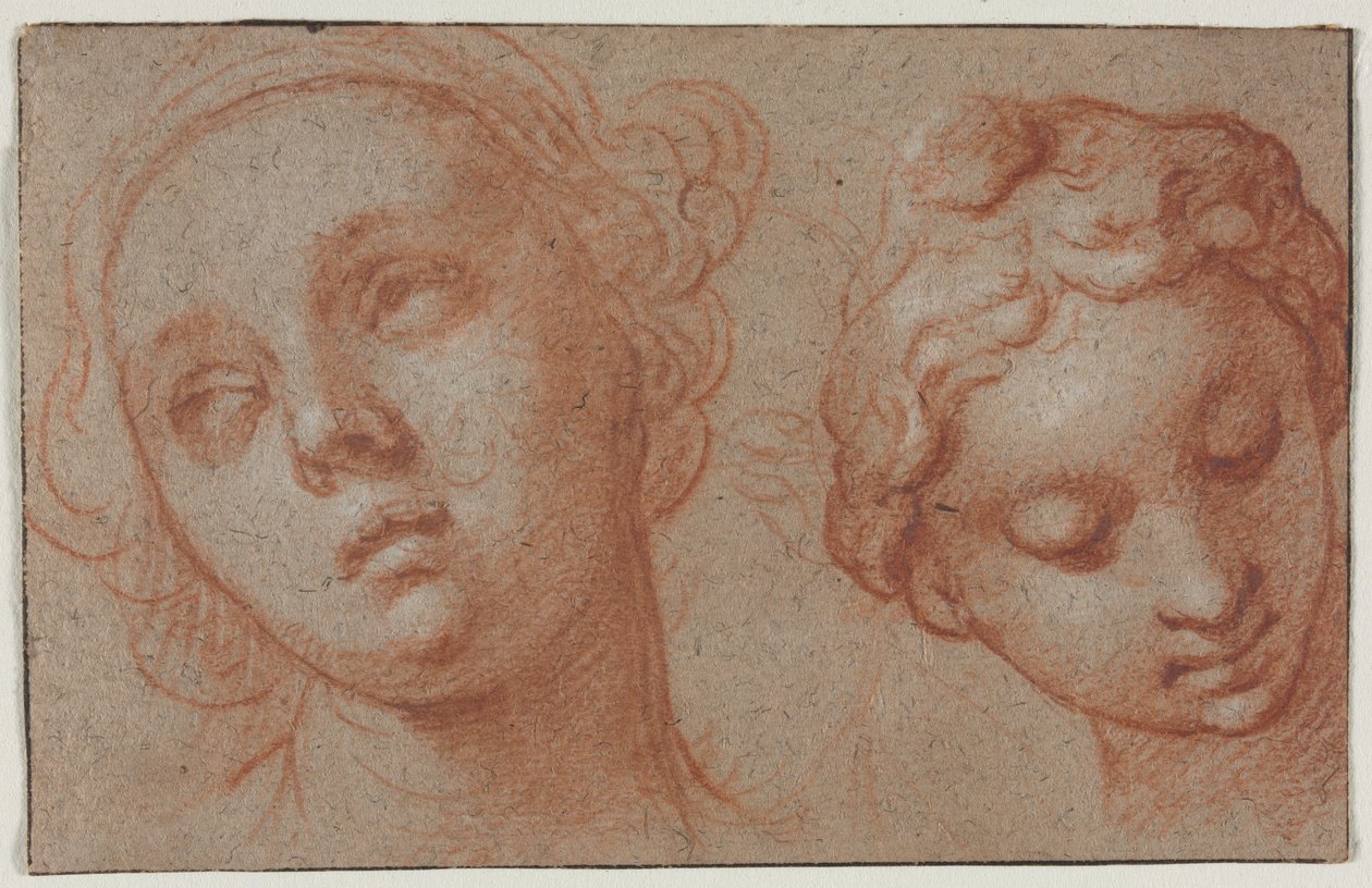 Due teste femminili, prima metà del XVII secolo da Abraham Bloemaert