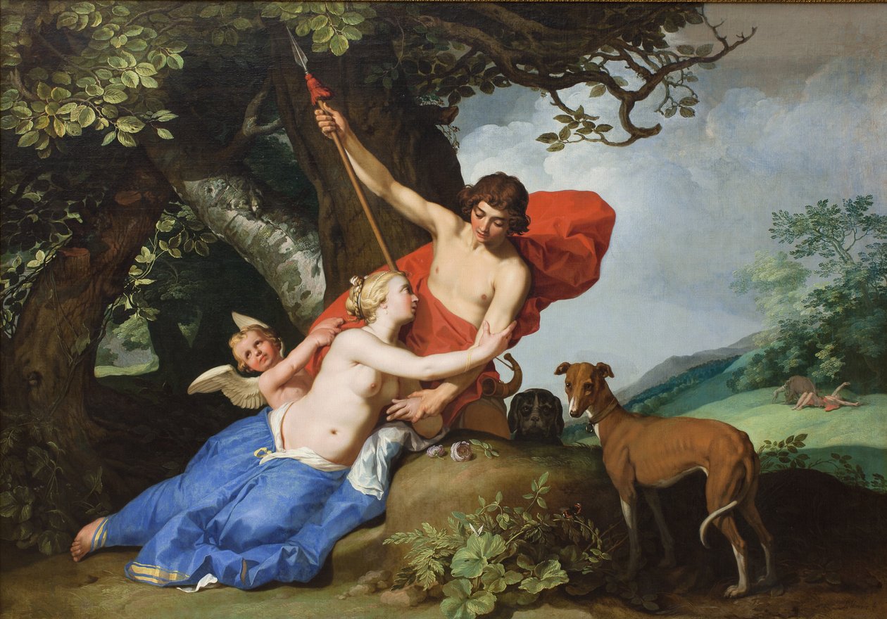 Venere e Adone da Abraham Bloemaert