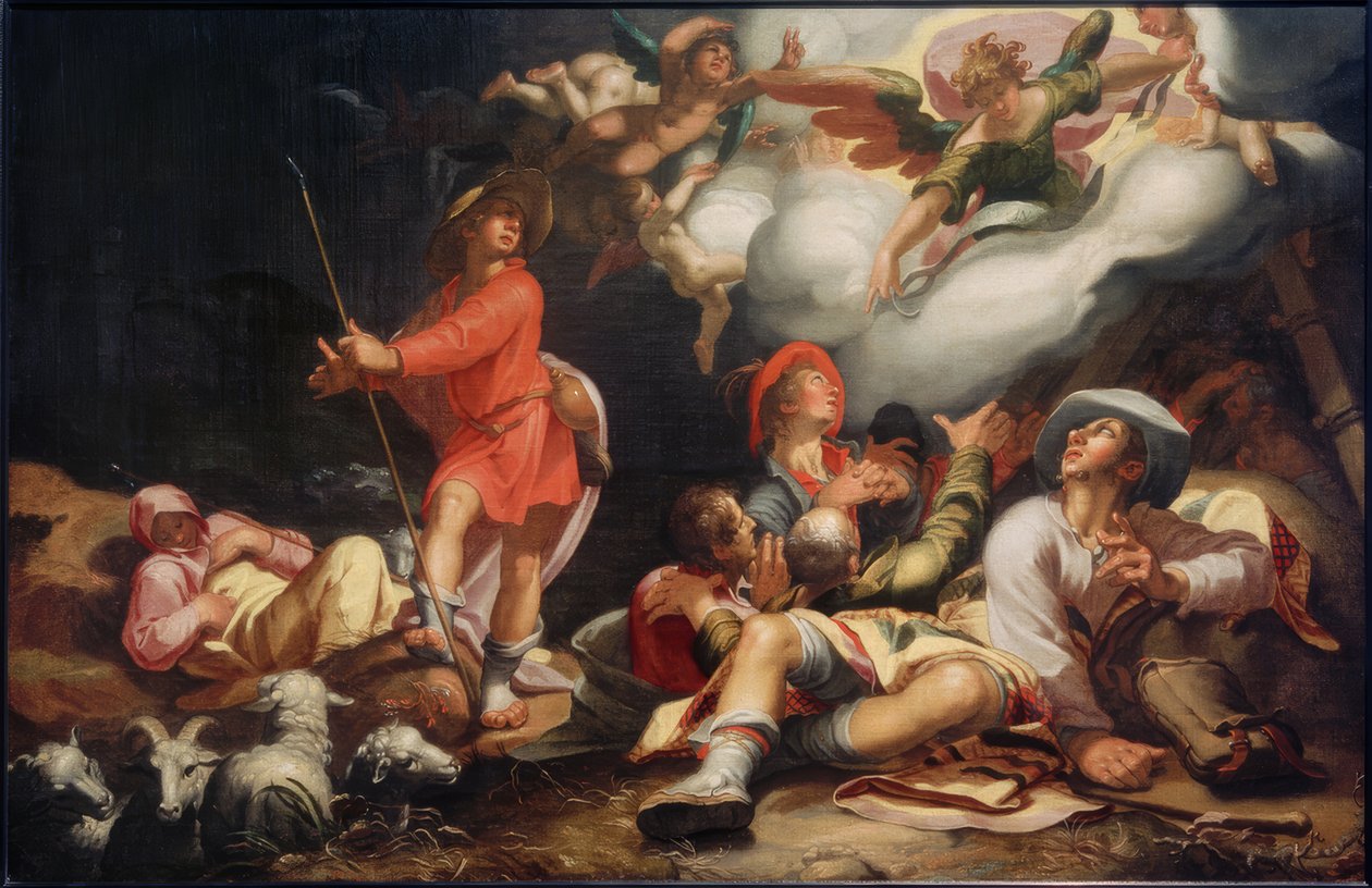 Annunciazione ai pastori da Abraham Bloemaert