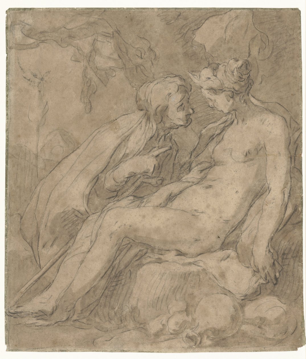 Vertumno e Pomona (?) da Abraham Bloemaert