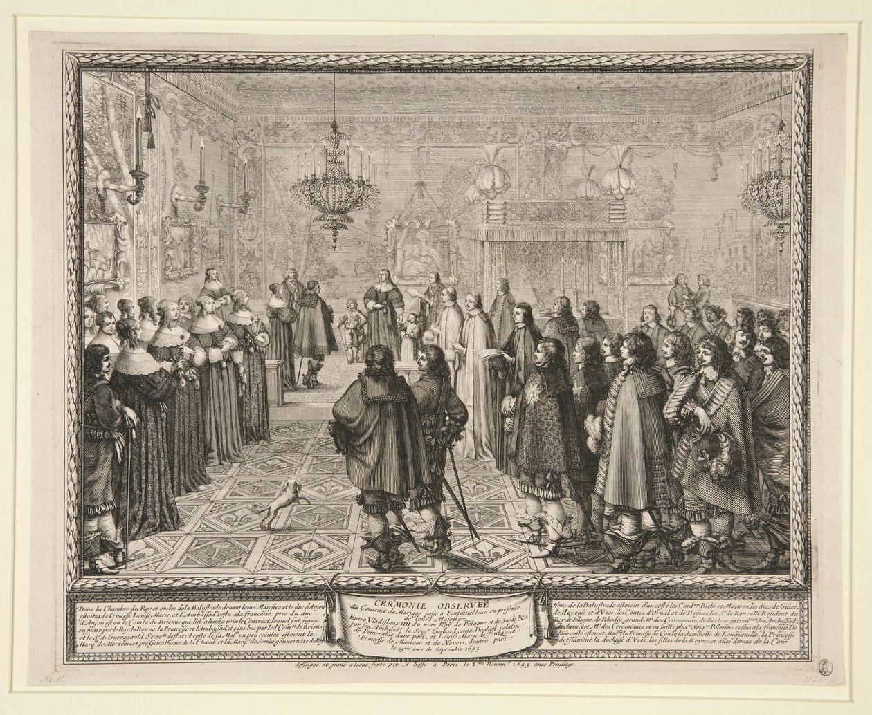 Cérémonie Observée au Contrat de Mariage da Abraham Bosse
