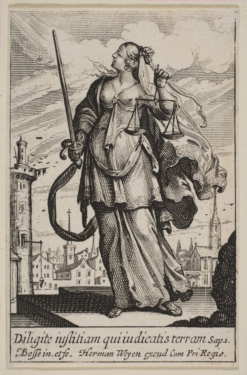 Giustizia da Abraham Bosse