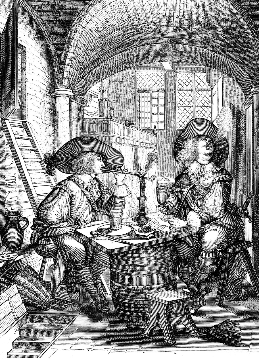 Le Tabac, XVII secolo da Abraham Bosse