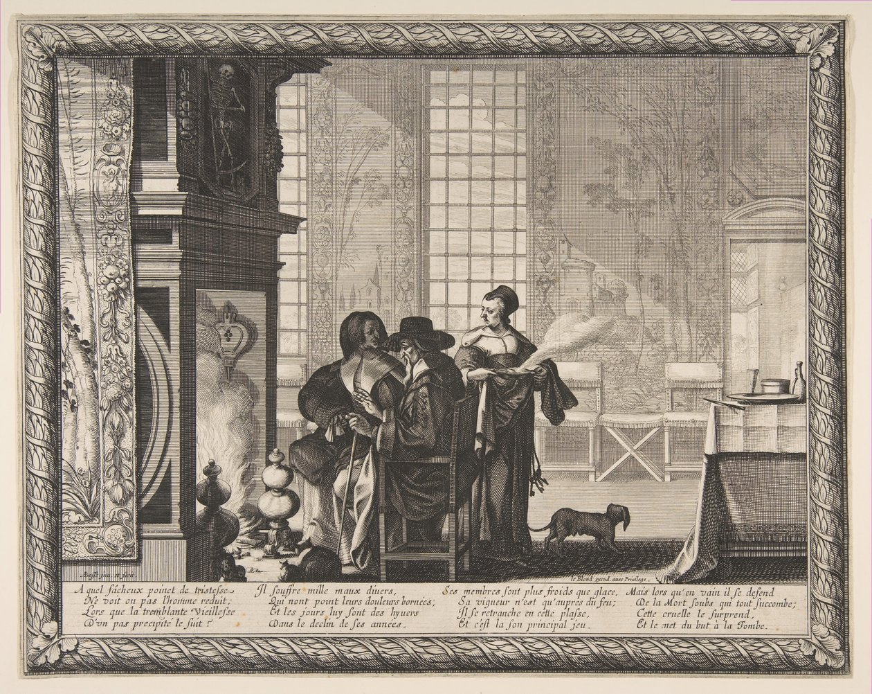 Vecchiaia, 1636 da Abraham Bosse