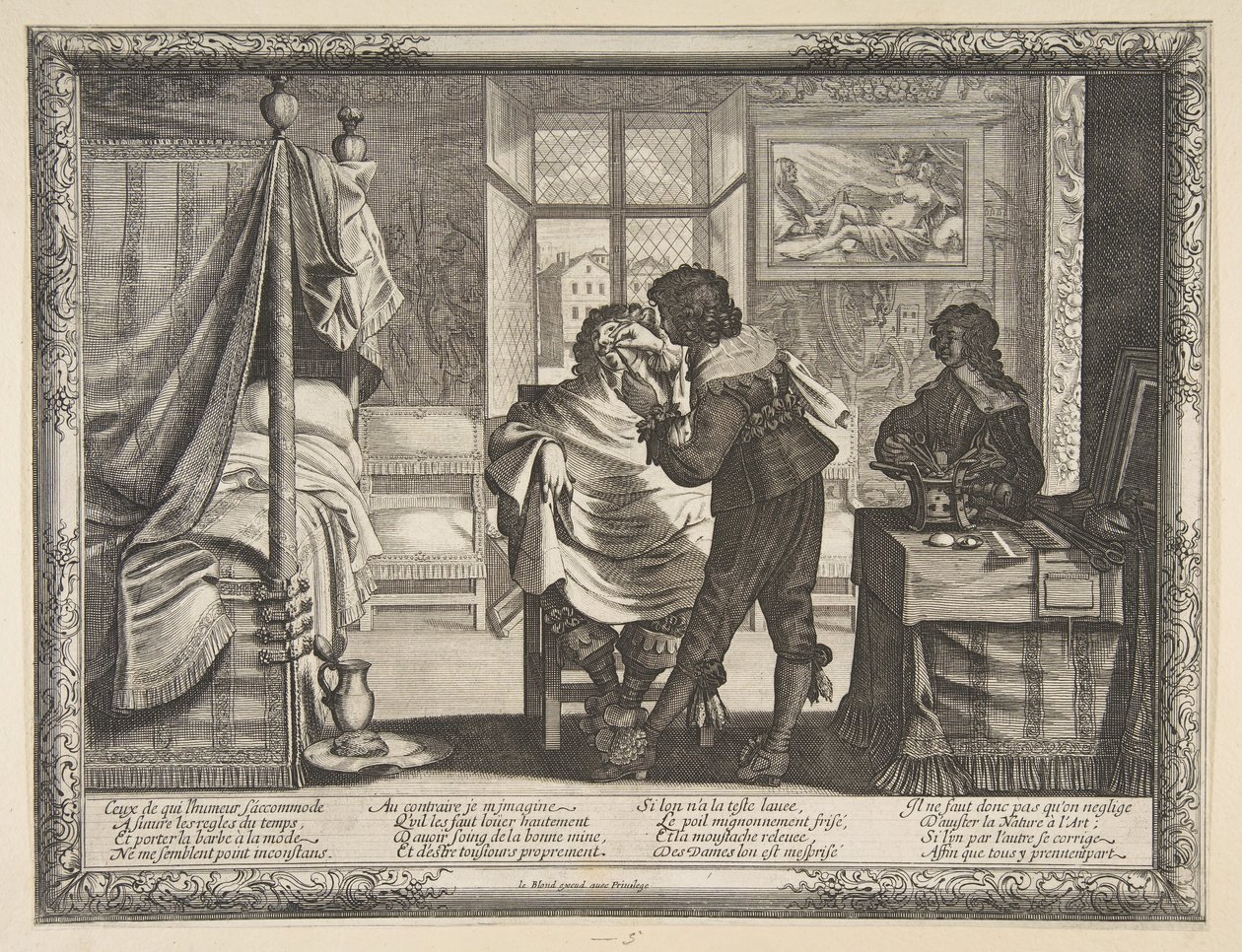 Il barbiere da Abraham Bosse