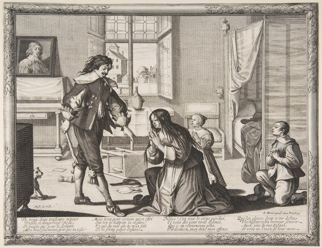Il picchiatore di mogli da Abraham Bosse