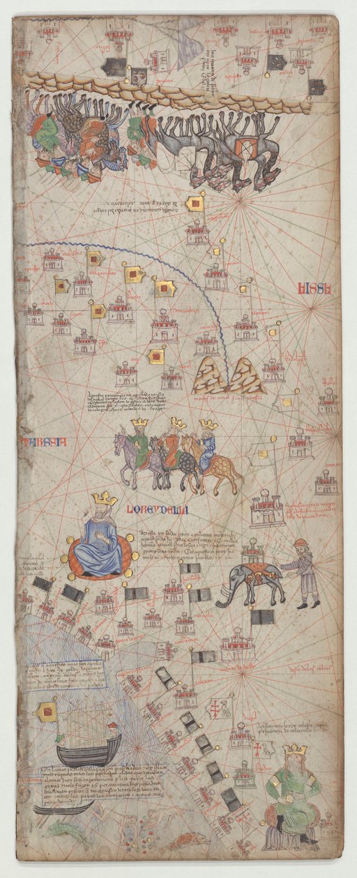 Atlante Catalano, Foglio 10 da Abraham Cresques