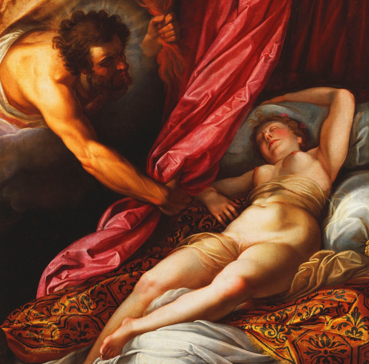 Giove e Semele, c.1625 da Abraham Janssens van Nuyssen