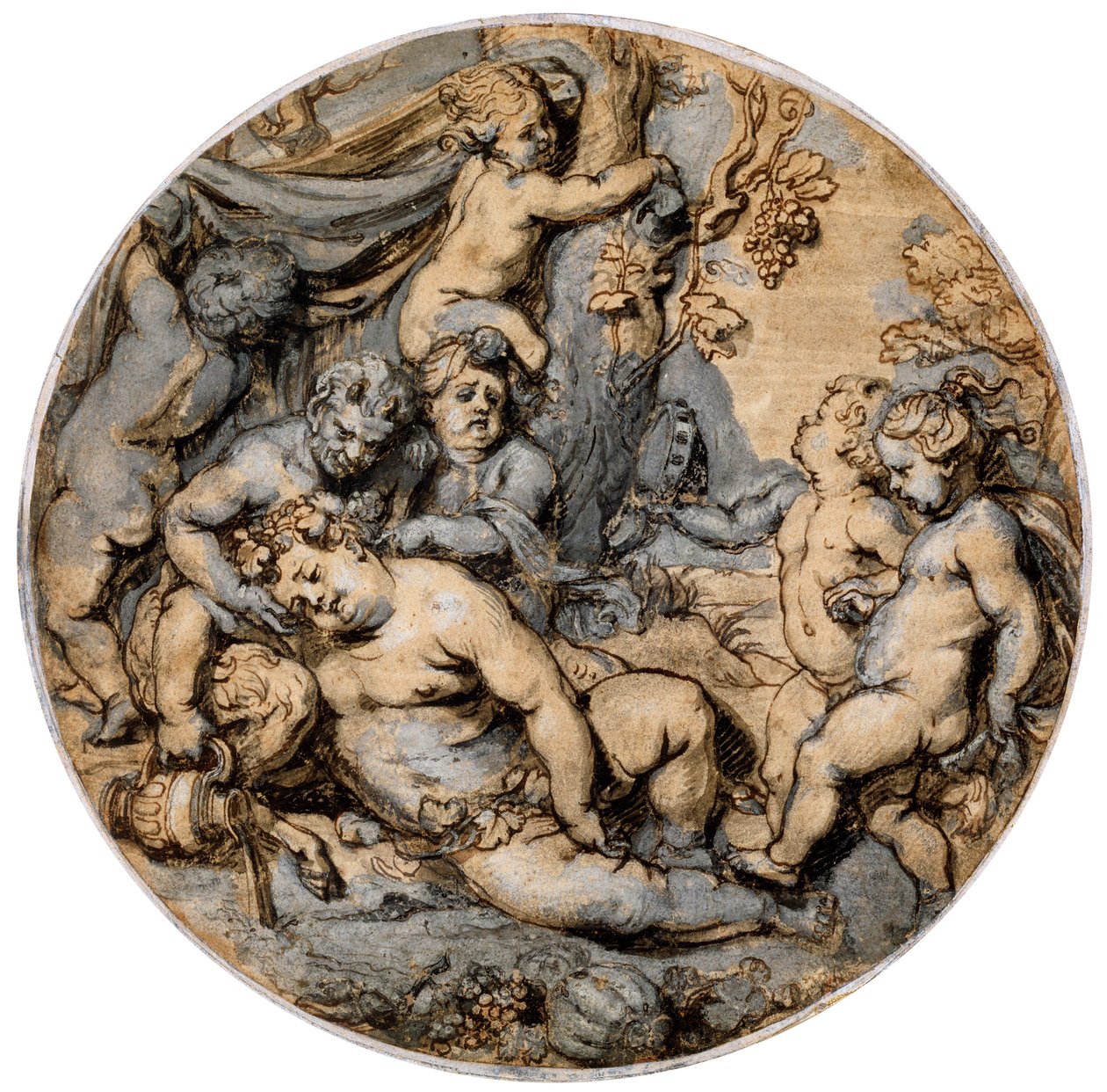 Bacco dormiente, XVII secolo da Abraham Jansz van Diepenbeeck