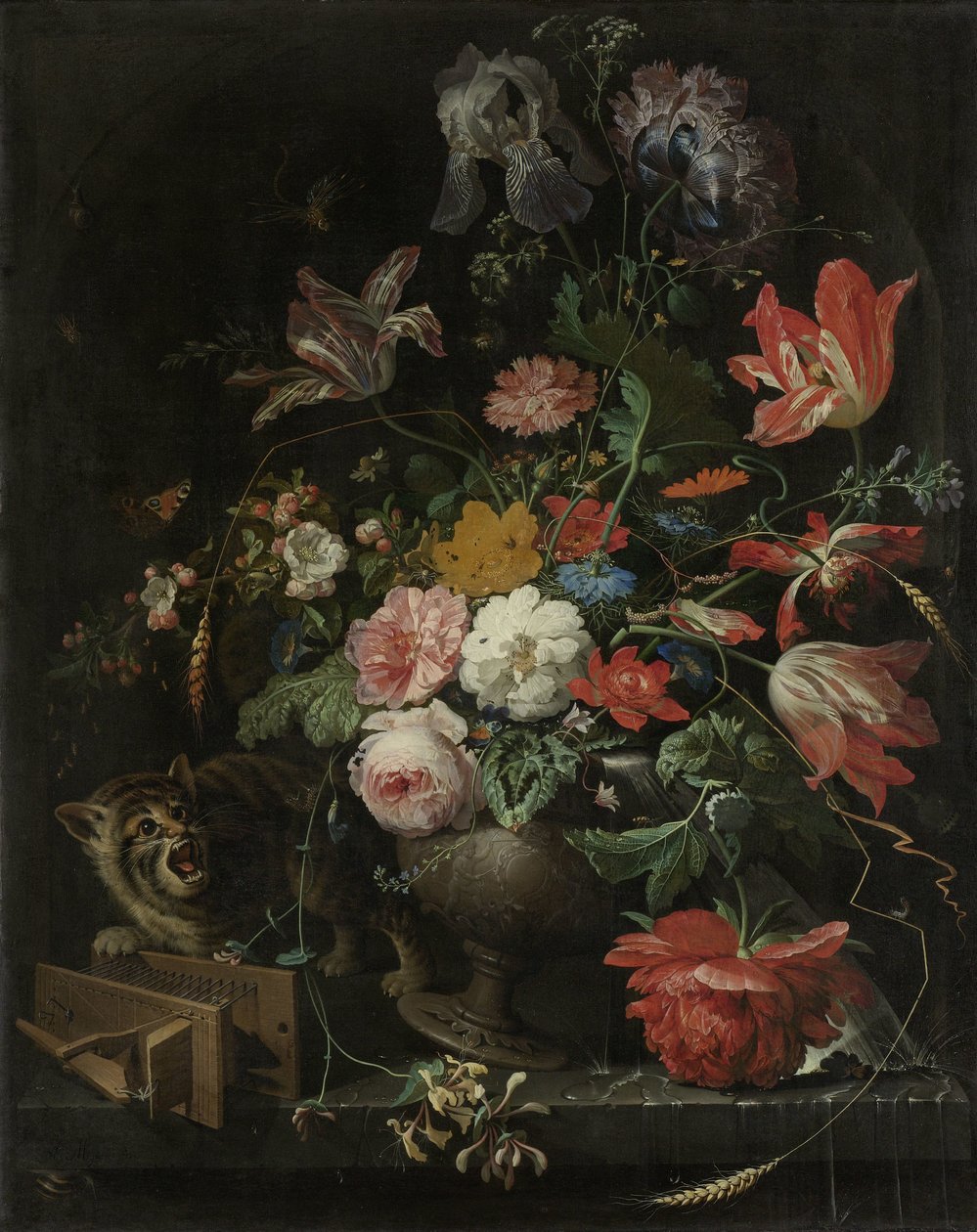 Il Bouquet Rovesciato da Abraham Mignon