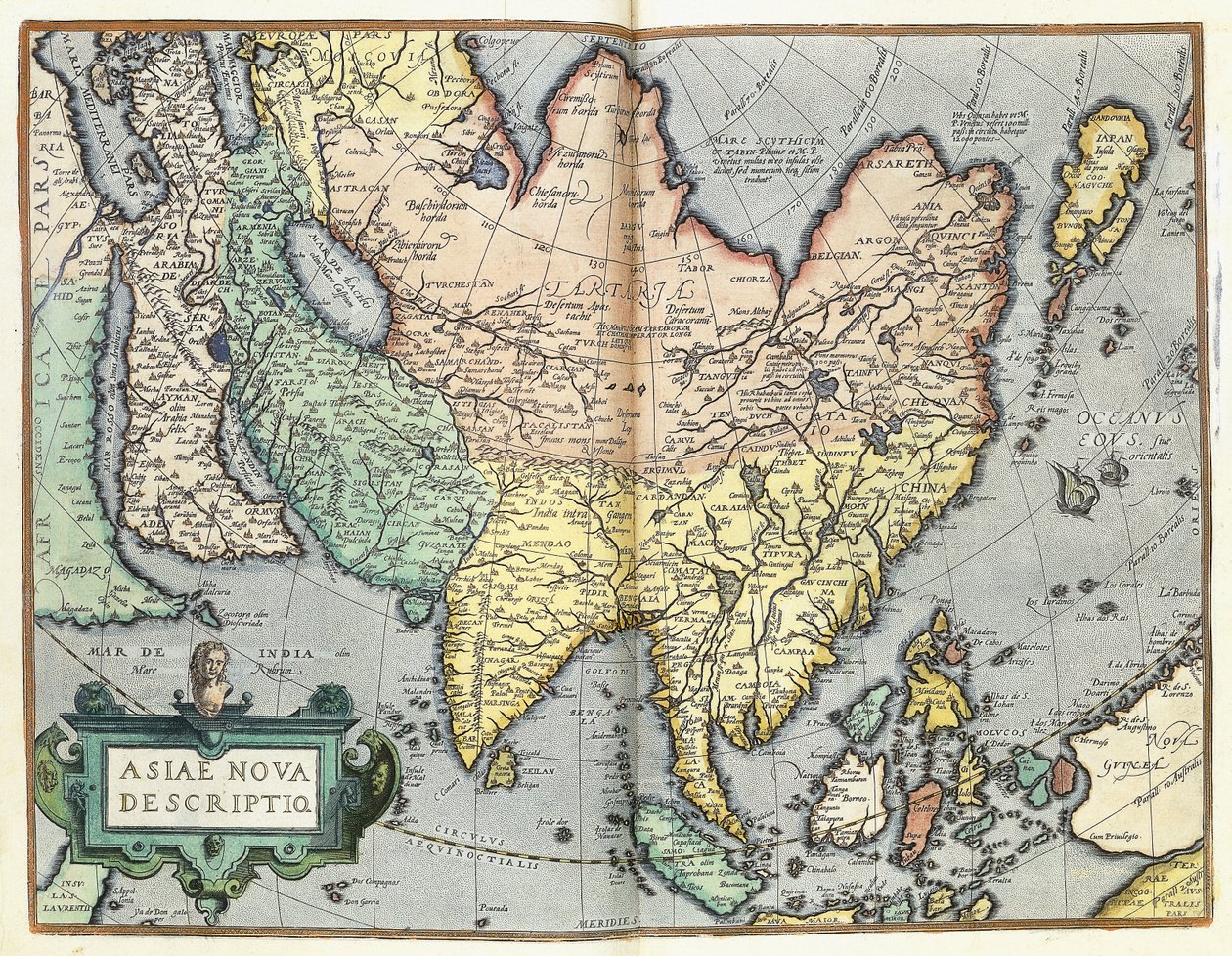 Asia da Abraham Ortelius