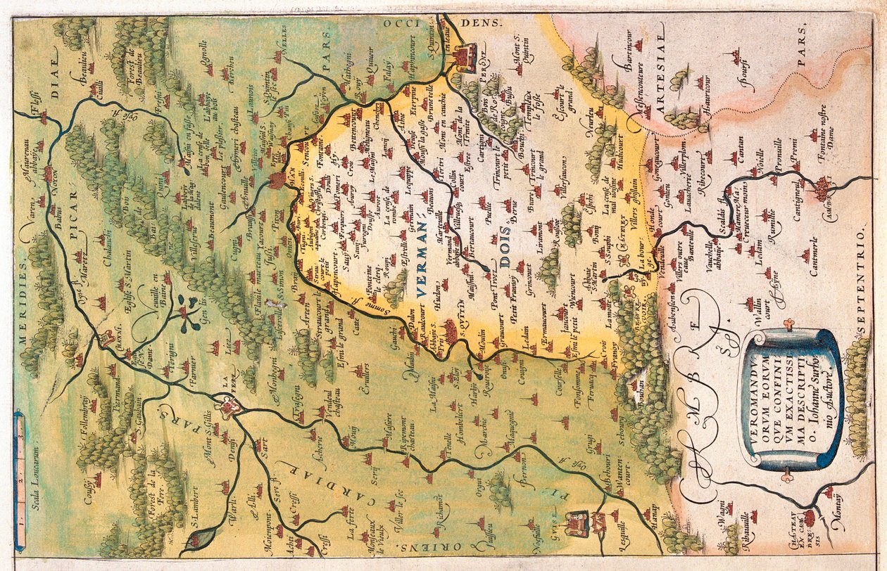 Piccardia, Nord-Pas de Calais , Francia da Abraham Ortelius