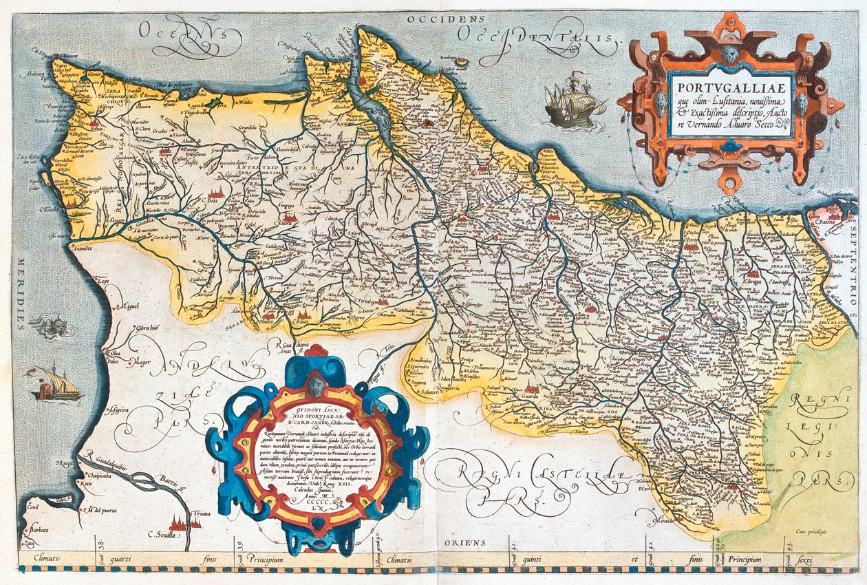 Portogallo da Abraham Ortelius