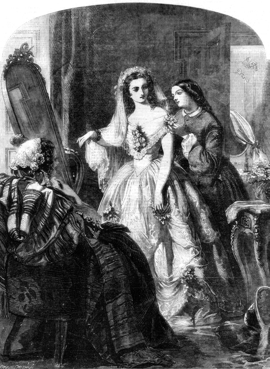La sposa, 1856 da Abraham Solomon