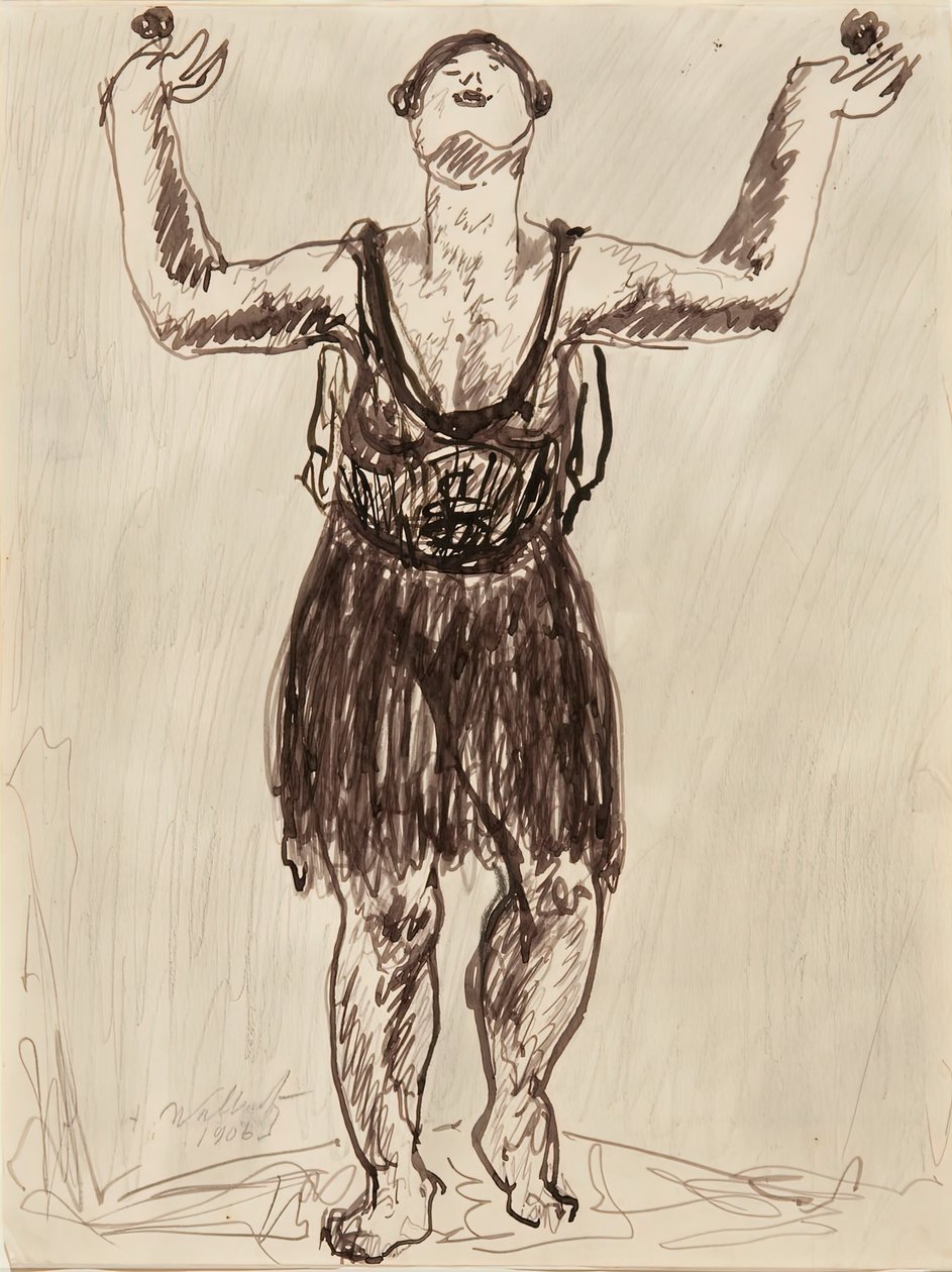 Isadora, 1906 da Abraham Walkowitz
