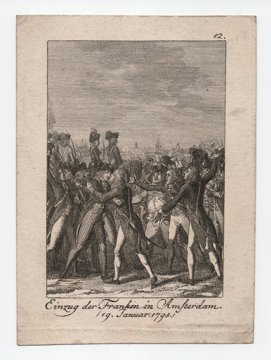 Ingresso dei Franchi ad Amsterdam da Abraham Wolfgang Küffner