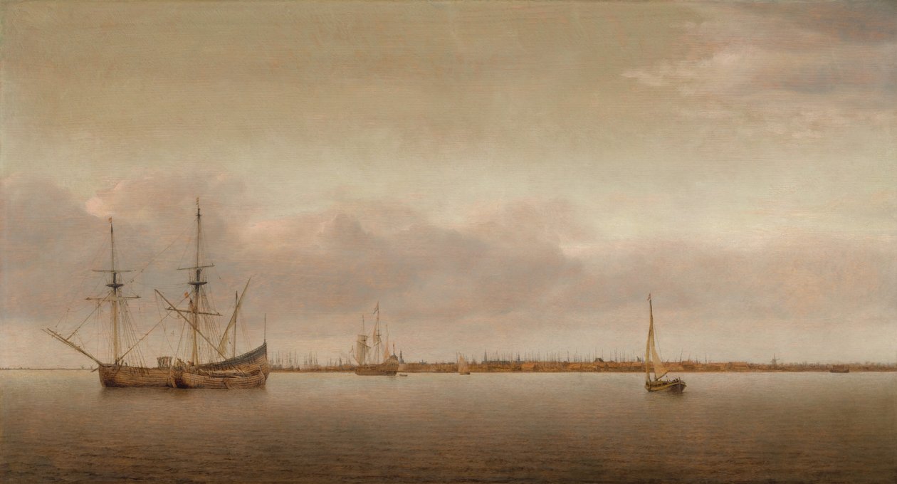 Veduta di Hoorn da Abraham de Verwer