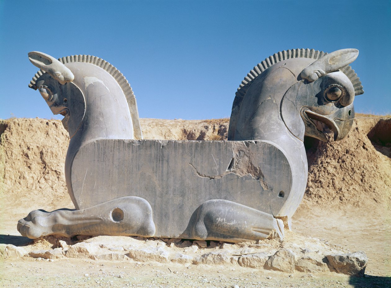 Doppio grifone da un capitello da Achaemenid