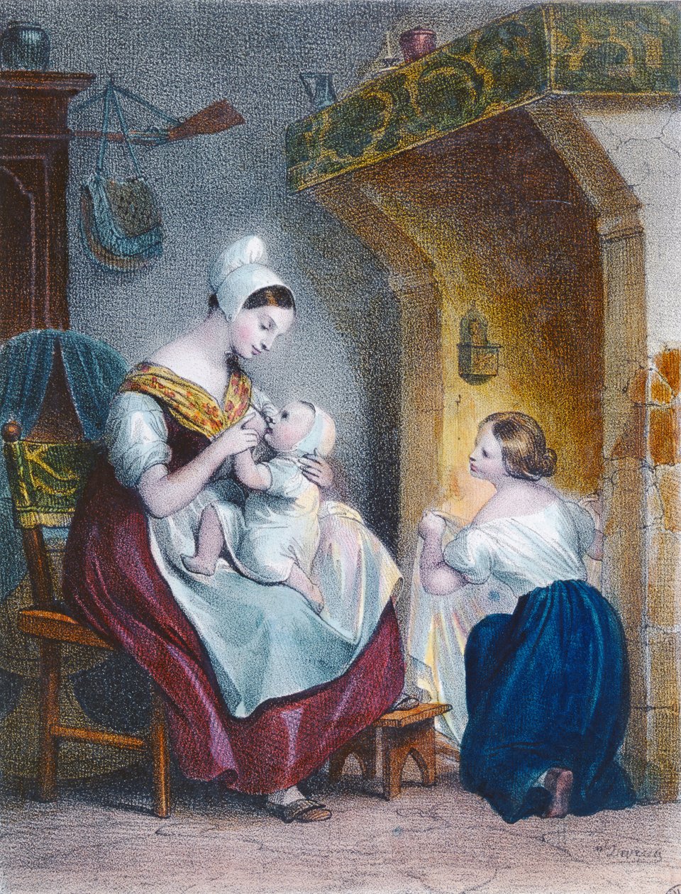 La balia da Achille Devéria