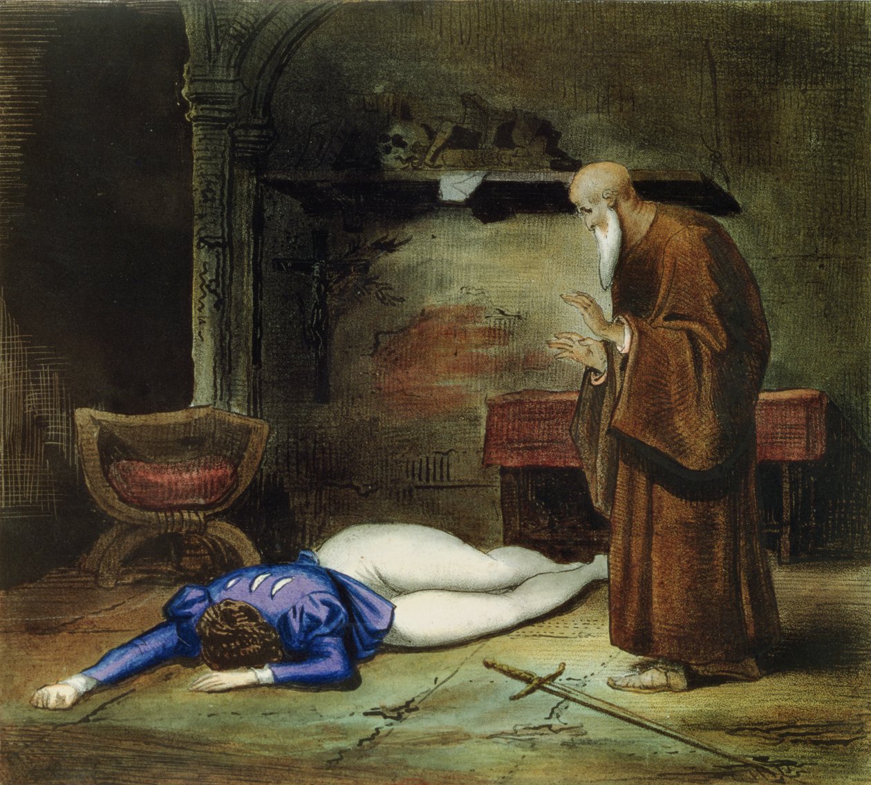 La morte di Romeo da Achille Devéria