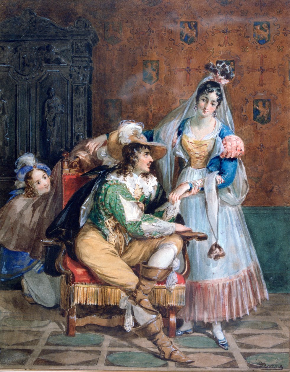 Gallent, c1820-1857 da Achille Devéria