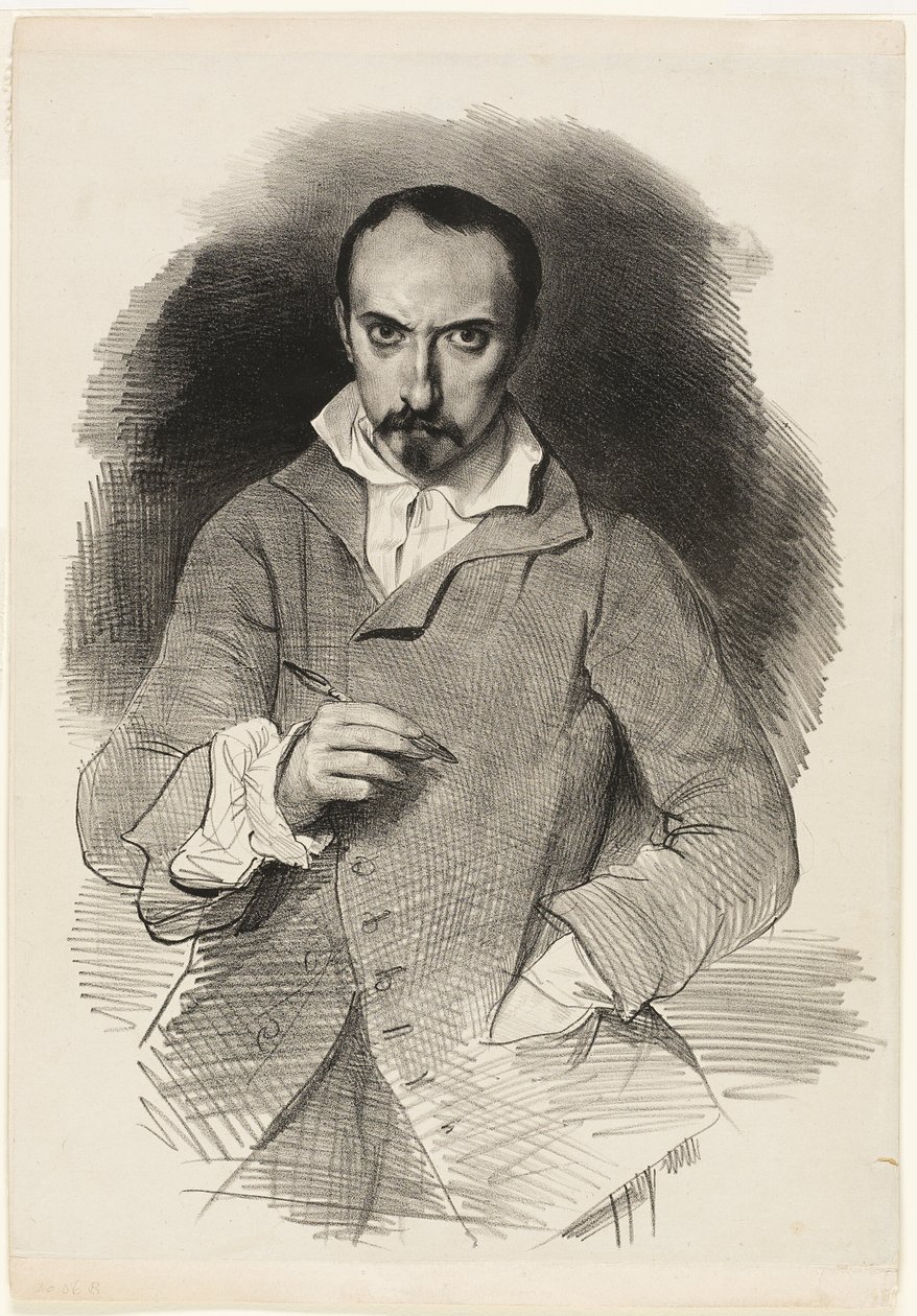 Autoritratto da Achille Devéria