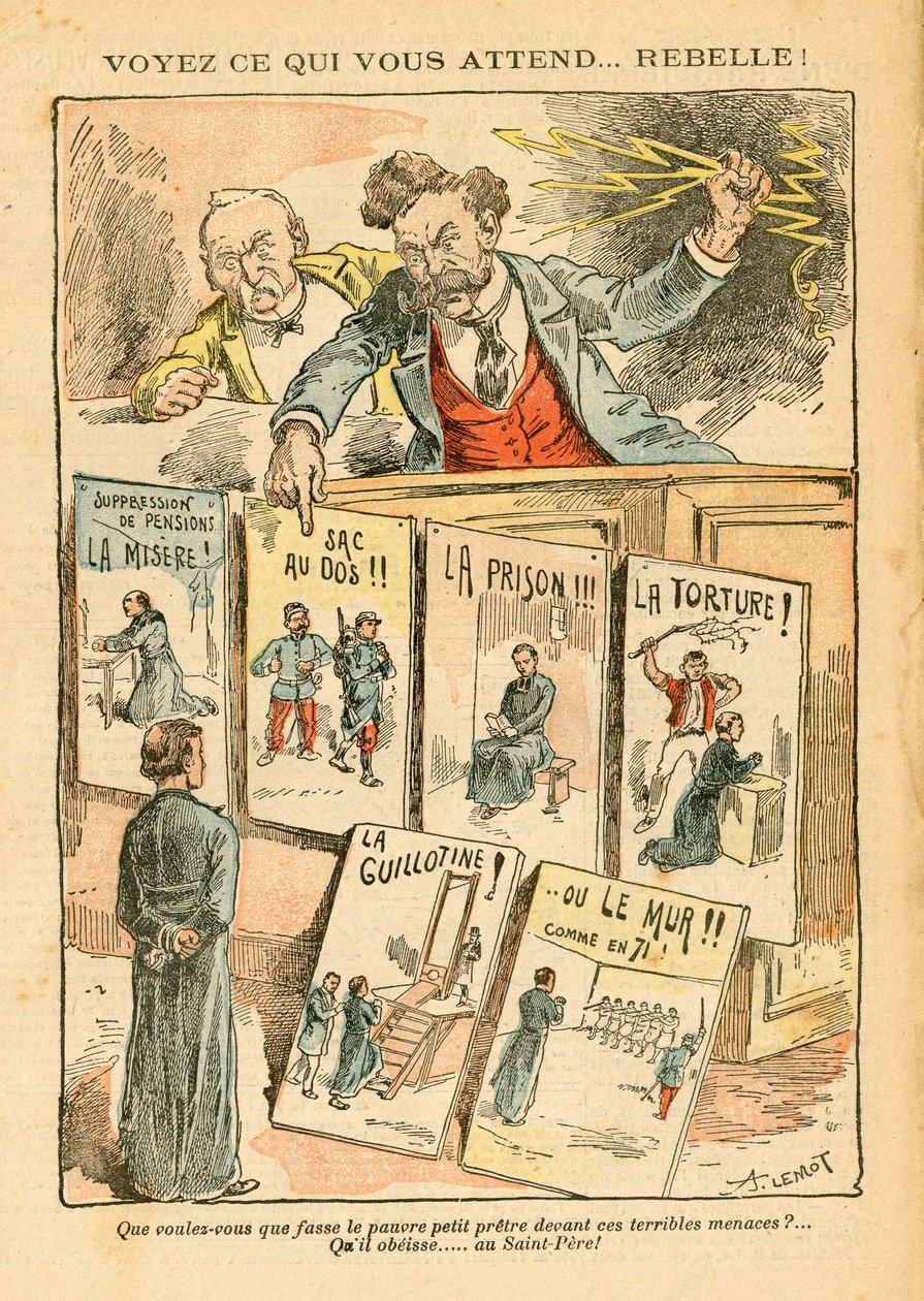 Le Pelerin, Satirico a colori da Achille Lemot