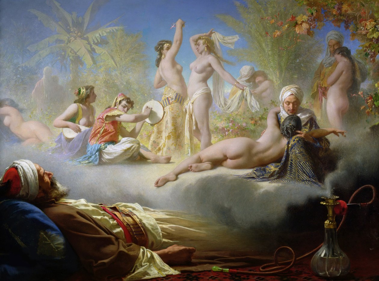 Il sogno del credente, c. 1870 da Achille Zo